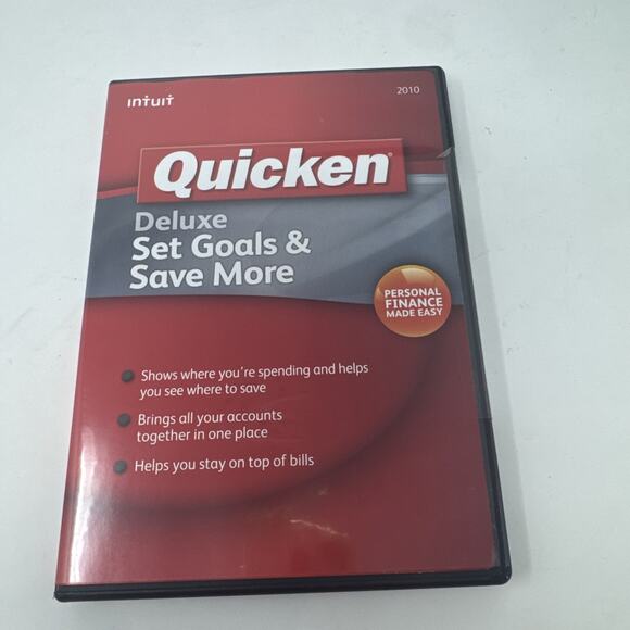 *NEW SEALED Intuit Quicken Deluxe 2010 For Windows XP/VISTA/7 - Picture 3 of 5